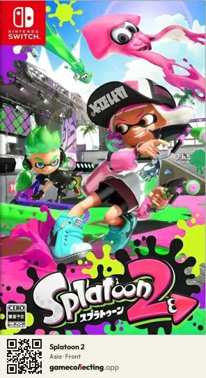 Splatoon 2 Nintendo Switch, Asia box front