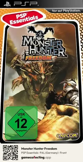 Monster Hunter Freedom PlayStation Portable, Germany box front