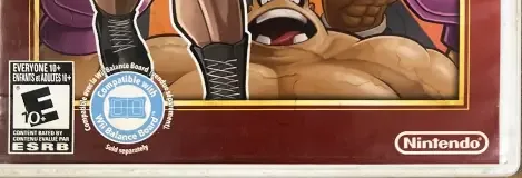 Punch-Out!!, the ESRB box on its front