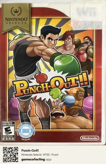 Punch-Out!! Nintendo Wii, NTSC box front