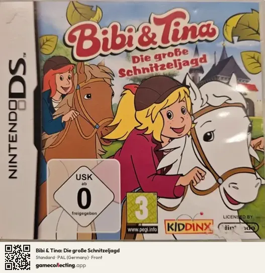 Bibi & Tina: Die große Schnitzeljagd Nintendo DS, Germany box front