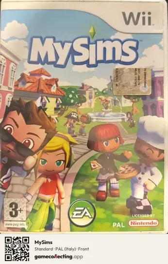 MySims Nintendo Wii, Italy box front