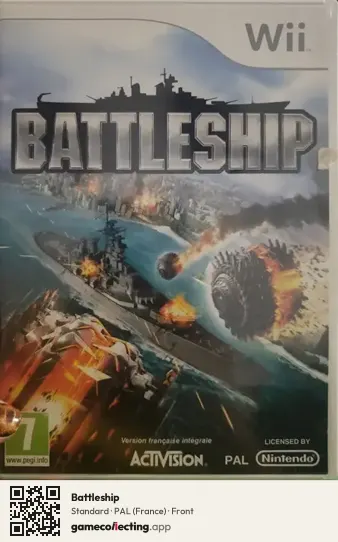 Battleship Nintendo Wii, France box front