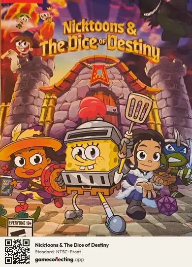 Nicktoons & The Dice of Destiny Nintendo Switch, NTSC box front