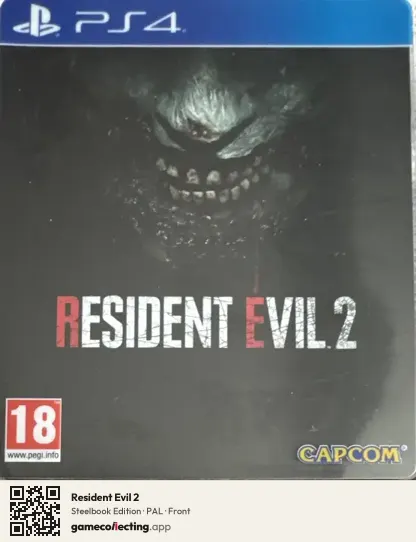 Resident Evil 2 PlayStation 4, PAL box front