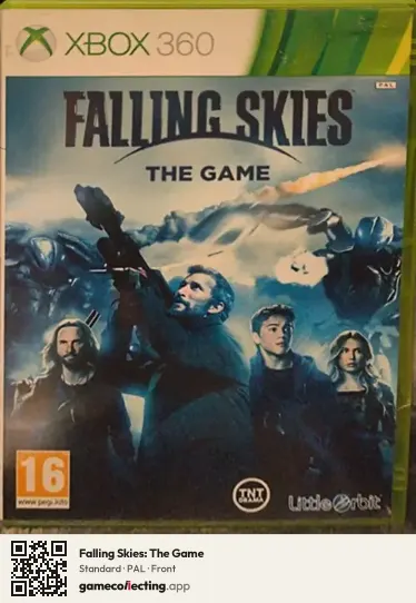 Falling Skies: The Game Xbox 360, PAL box front