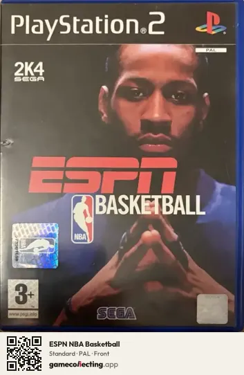 ESPN NBA Basketball PlayStation 2, PAL box front