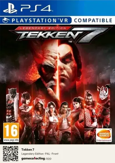 Tekken 7 PlayStation 4, PAL box front