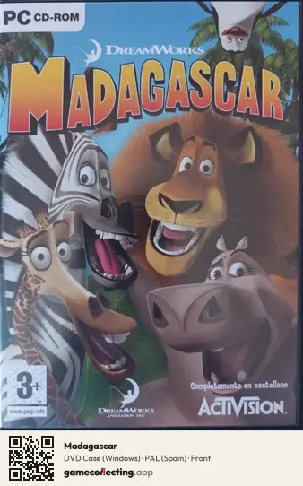 Madagascar Computer, Spain box front
