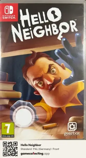 Hello Neighbor Nintendo Switch, Germany box front