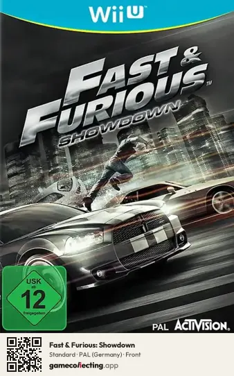 Fast & Furious: Showdown Nintendo Wii U, Germany box front