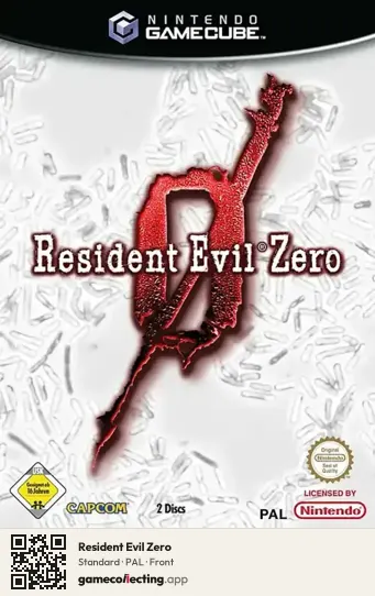 Resident Evil Zero Nintendo GameCube, PAL box front