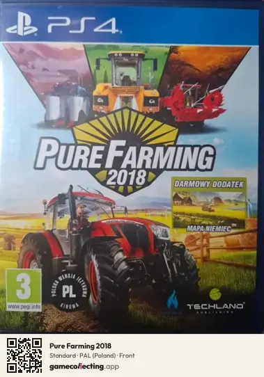Pure Farming 2018 PlayStation 4, Poland box front