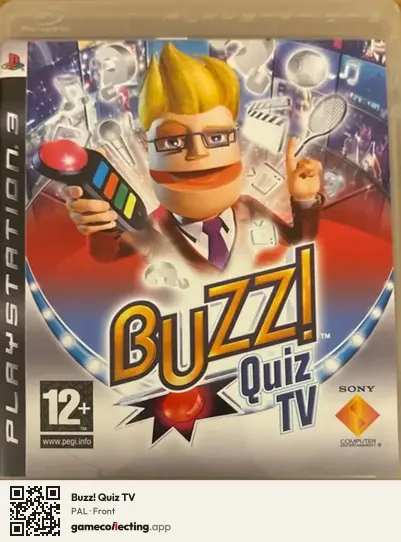 Buzz! Quiz TV PlayStation 3, PAL box front