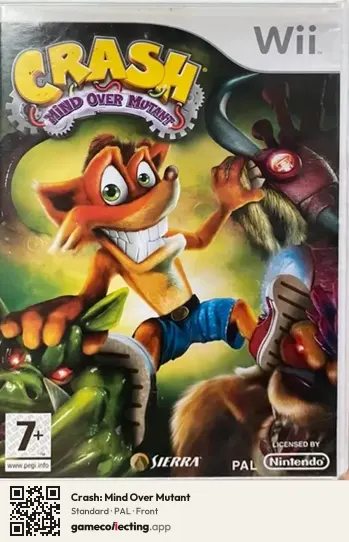 Crash: Mind Over Mutant Nintendo Wii, PAL box front