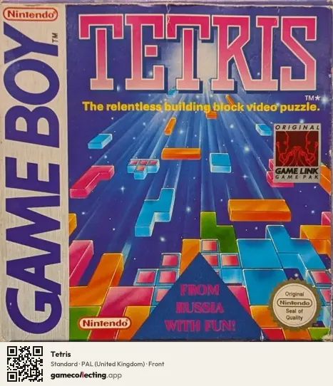 Tetris Game Boy, United Kingdom box front