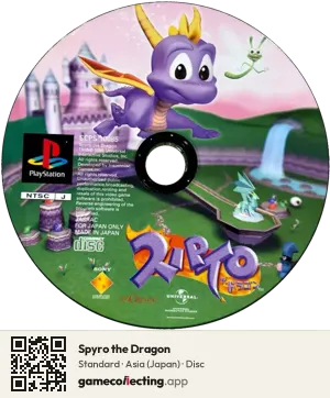 Spyro the Dragon PlayStation, Asia disc