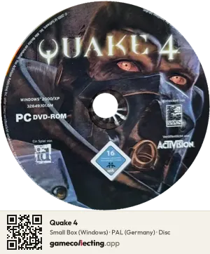 Quake 4 Computer, PAL disc