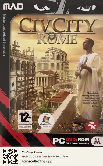 CivCity: Rome Computer, PAL box front