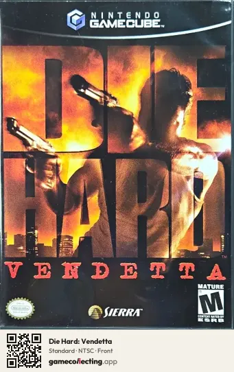 Die Hard: Vendetta Nintendo GameCube, NTSC box front