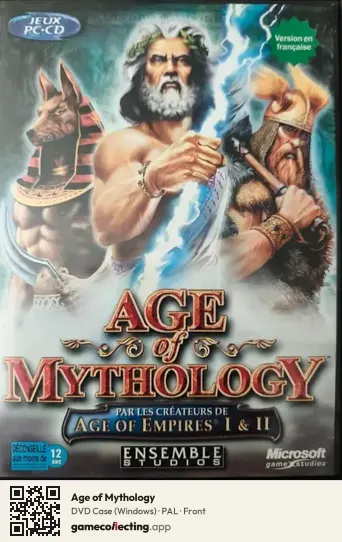 Age of Mythology Computer, PAL box front