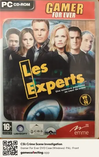 CSI: Crime Scene Investigation Computer, PAL box front