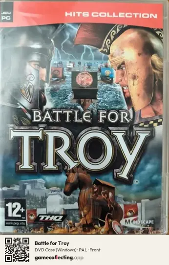 Battle for Troy Computer, PAL box front