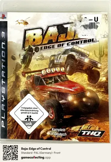 Baja: Edge of Control PlayStation 3, Germany box front