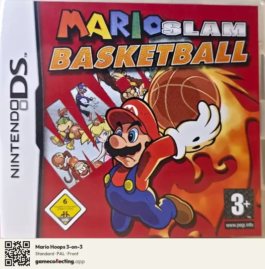 Mario Hoops 3-on-3 Nintendo DS, PAL box front