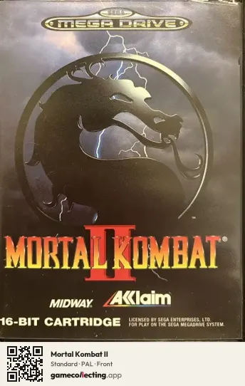 Mortal Kombat II Sega Mega Drive / Genesis, PAL box front