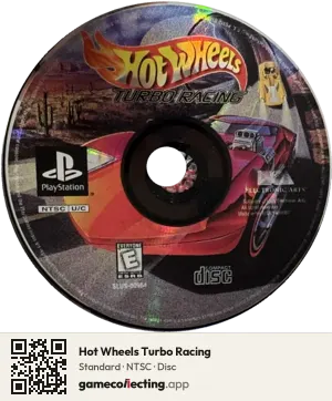 Hot Wheels Turbo Racing PlayStation, NTSC disc