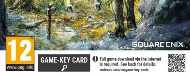 Octopath Traveler 0, the PEGI square on its front