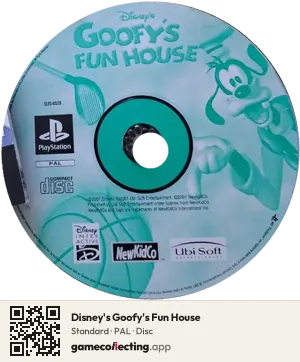 Disney's Goofy's Fun House PlayStation, PAL disc