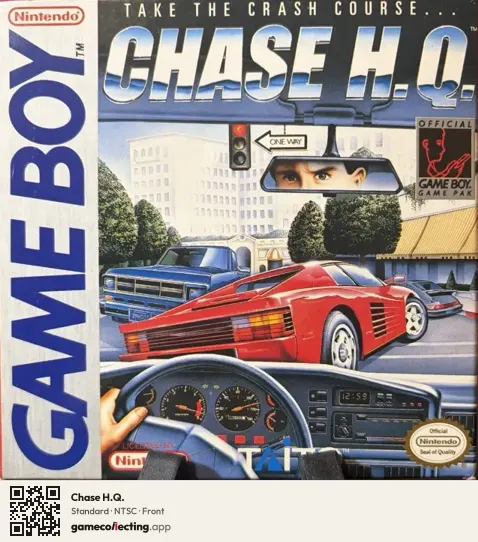 Chase H.Q. Game Boy, NTSC box front