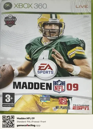 Madden NFL 09 Xbox 360, France box front