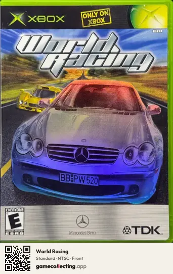 World Racing Xbox, NTSC box front