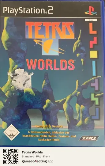 Tetris Worlds PlayStation 2, PAL box front