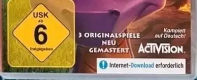 Spyro Reignited Trilogy, the USK square on its front