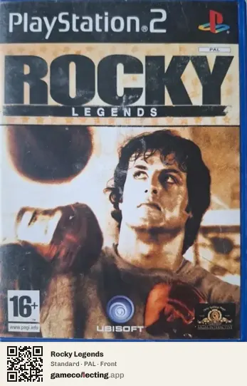 Rocky Legends PlayStation 2, PAL box front