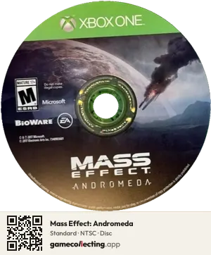 Mass Effect: Andromeda Xbox One, NTSC disc