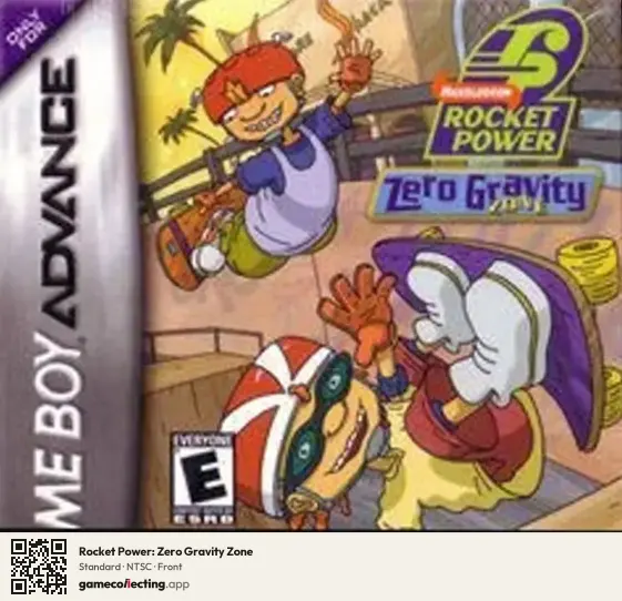 Rocket Power: Zero Gravity Zone Game Boy Advance, NTSC box front