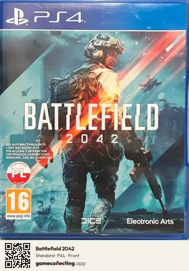 Battlefield 2042 PlayStation 4, PAL box front