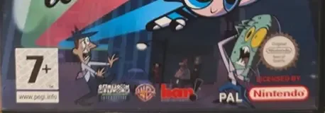 The Powerpuff Girls: Relish Rampage, the PEGI square on its front