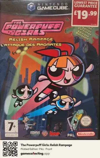 The Powerpuff Girls: Relish Rampage Nintendo GameCube, PAL box front