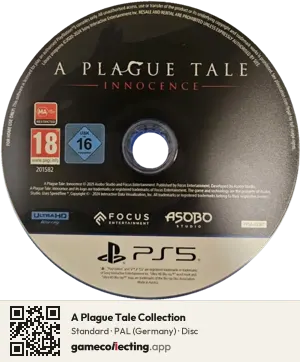 A Plague Tale Collection PlayStation 5, PAL disc