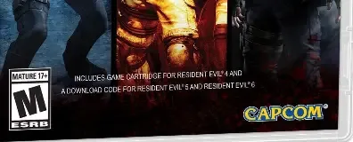 Resident Evil Triple Pack, the ESRB box on its front