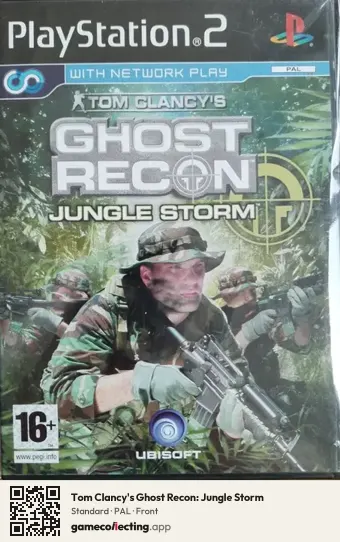 Tom Clancy's Ghost Recon: Jungle Storm PlayStation 2, PAL box front