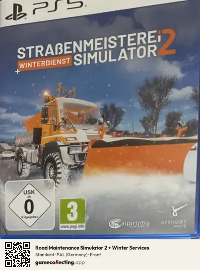 Road Maintenance Simulator 2 + Winter Services PlayStation 5, Germany box front
