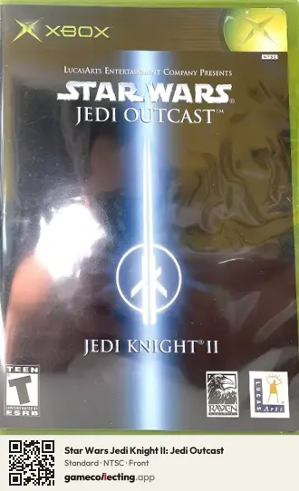 Star Wars Jedi Knight II: Jedi Outcast Xbox, NTSC box front