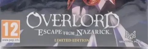 Overlord: Escape from Nazarick, the PEGI square on its front